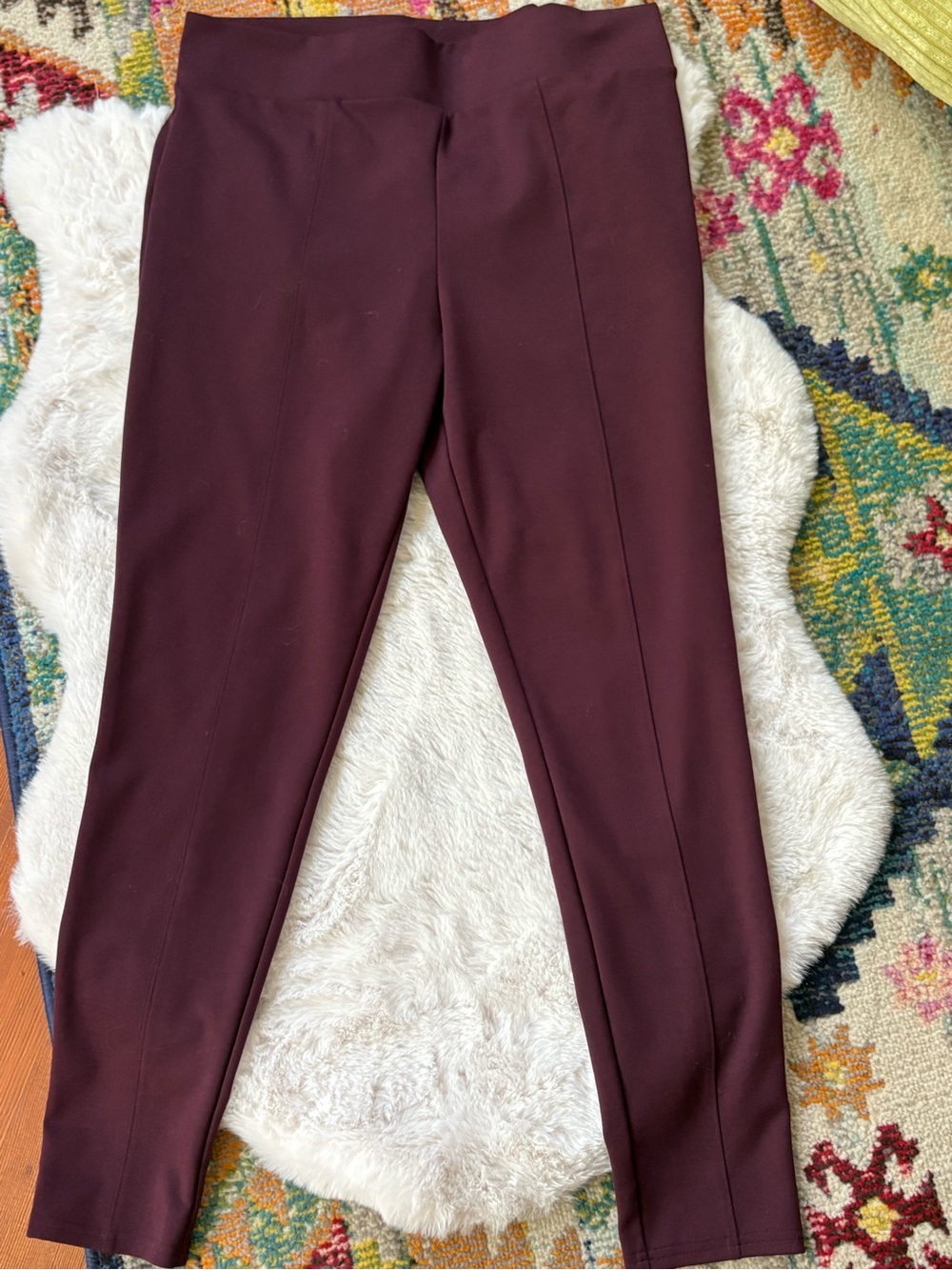 GAP Maroon Ponte Leggings
